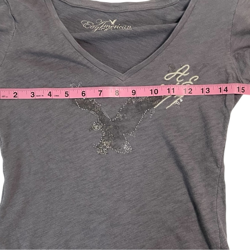 American Eagle Outfitters Vintage Gray and Brown Graphic Tees. Set of 2 - Picture 12 of 13